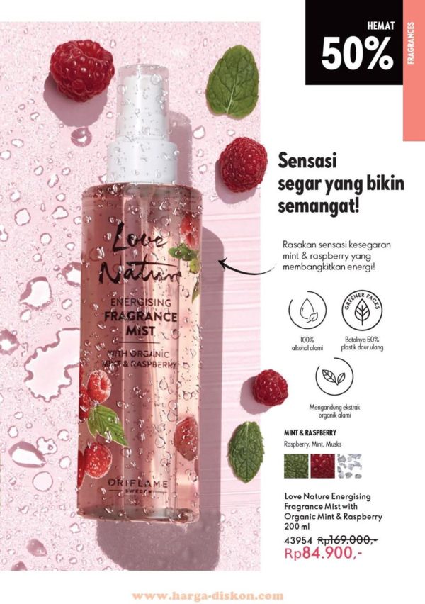 Love Nature Energising Fragrance Mist