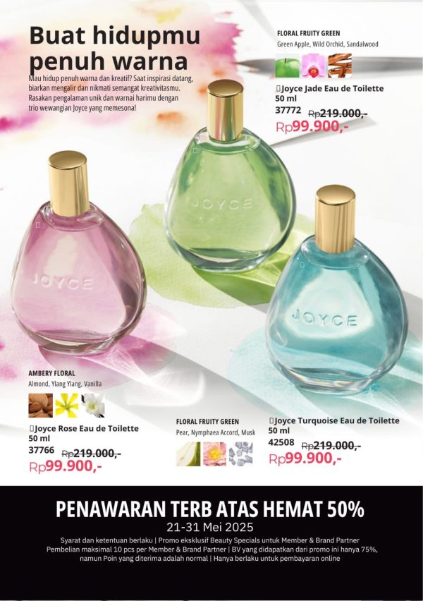 Djoyce Rose Eau de Toilette Ambery Floral